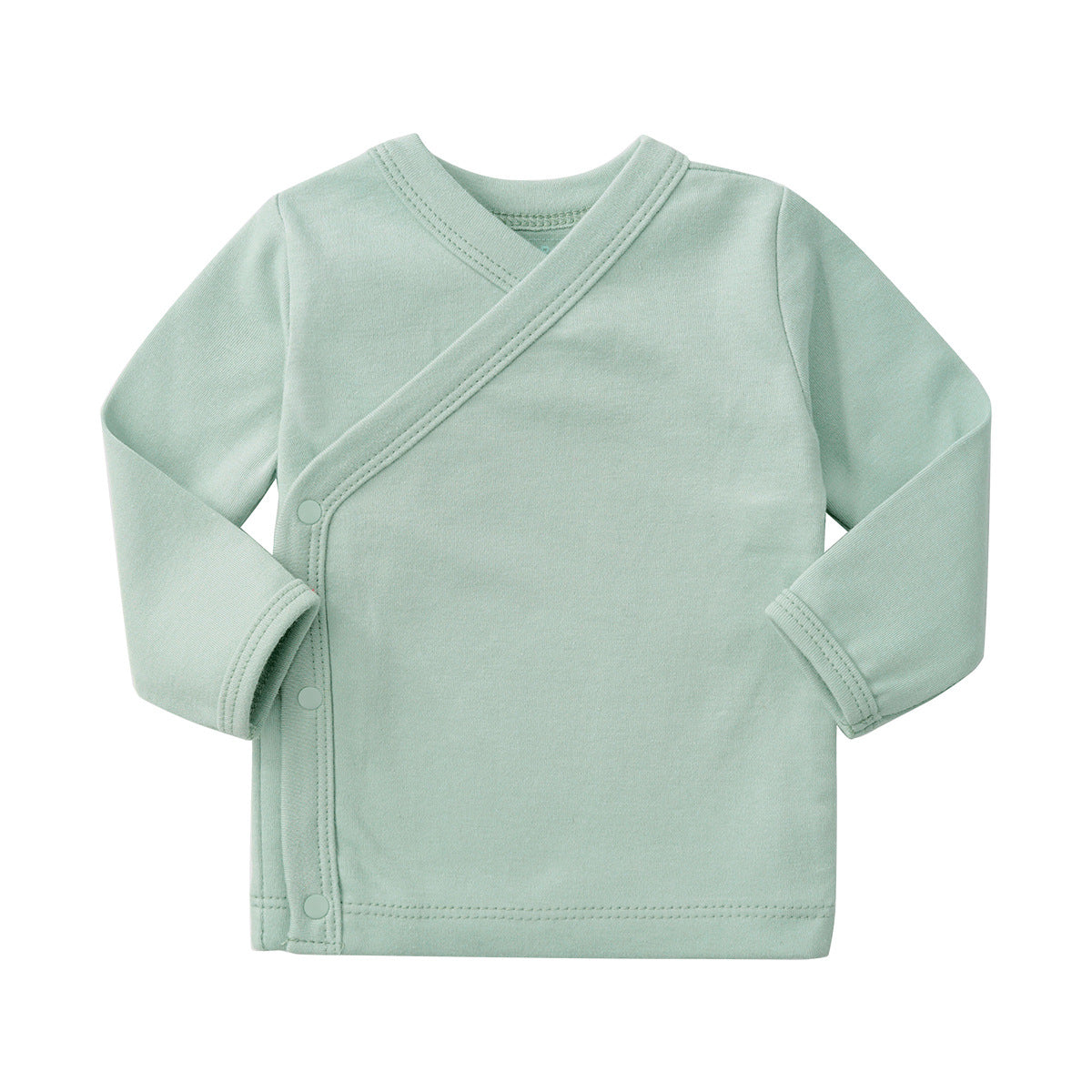 Newborn Baby Cotton Side Snap T-Shirt