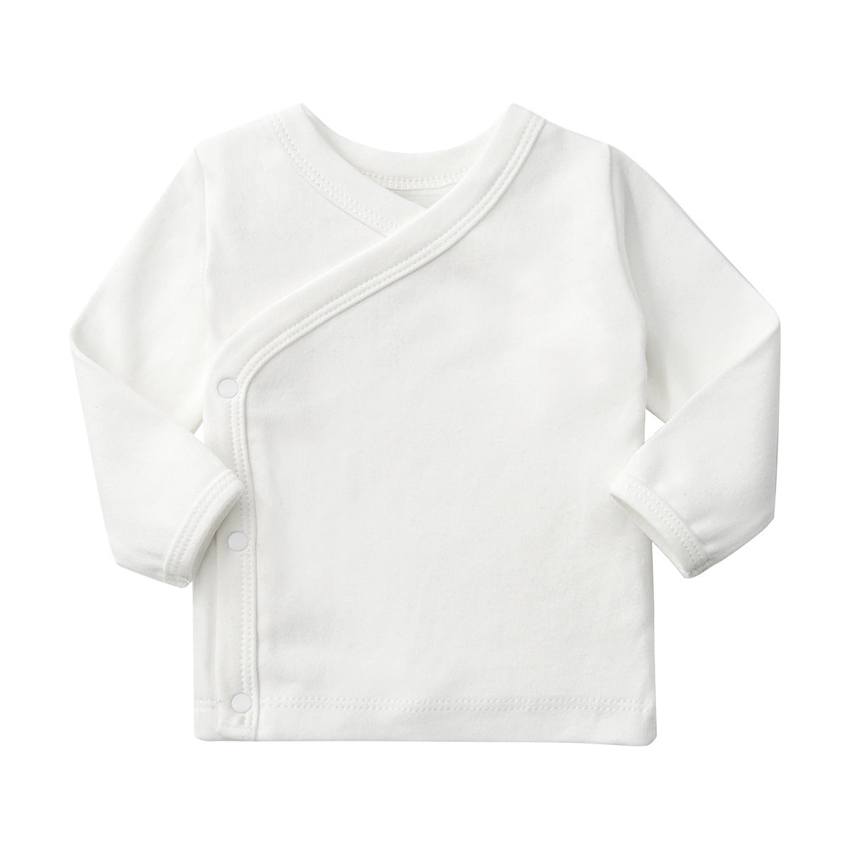 Newborn Baby Cotton Side Snap T-Shirt