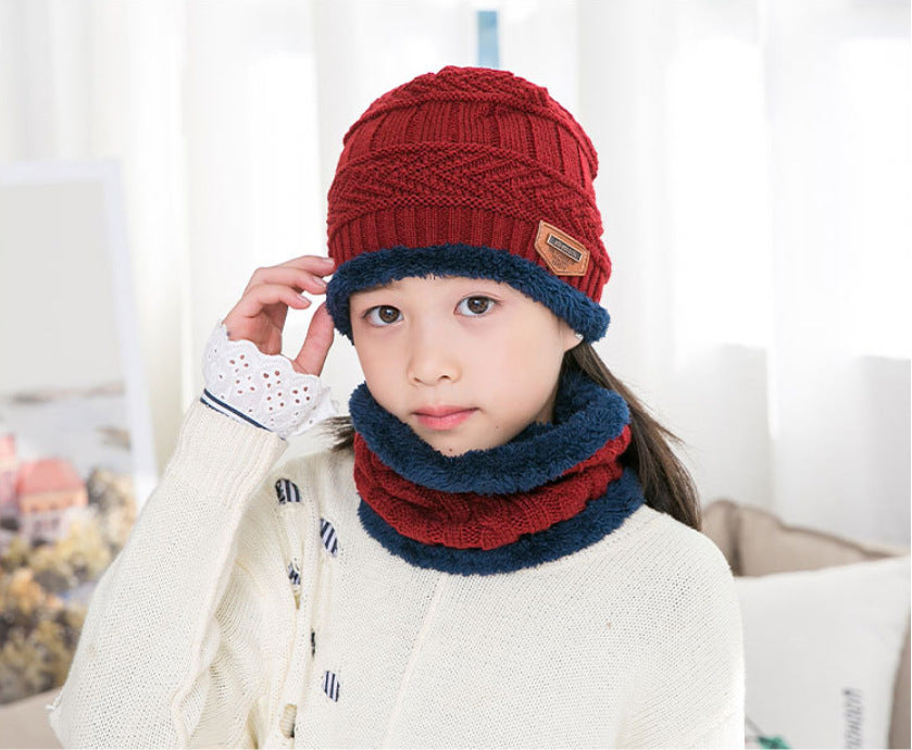 Warm Knitted Children's Cap