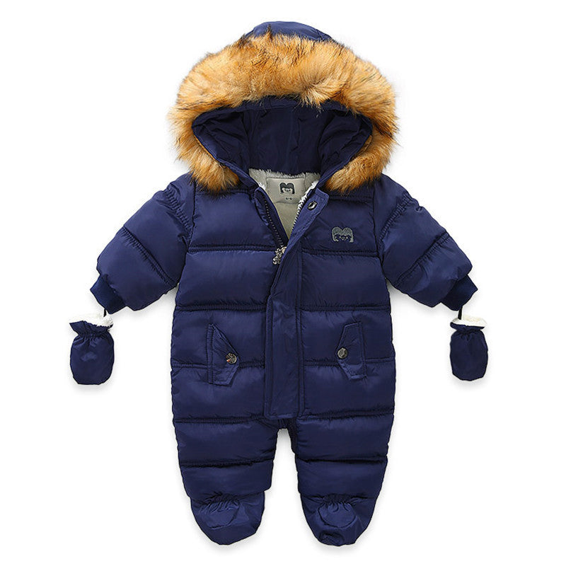Baby Girl or Boy Jumpsuit Jacket with Gloves