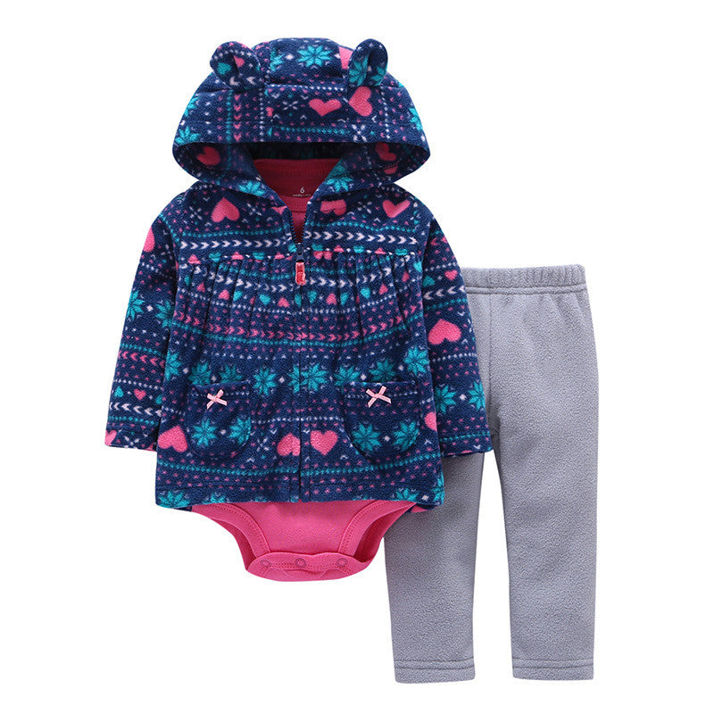 Assorted Three-Piece Sets for Children in Various Styles