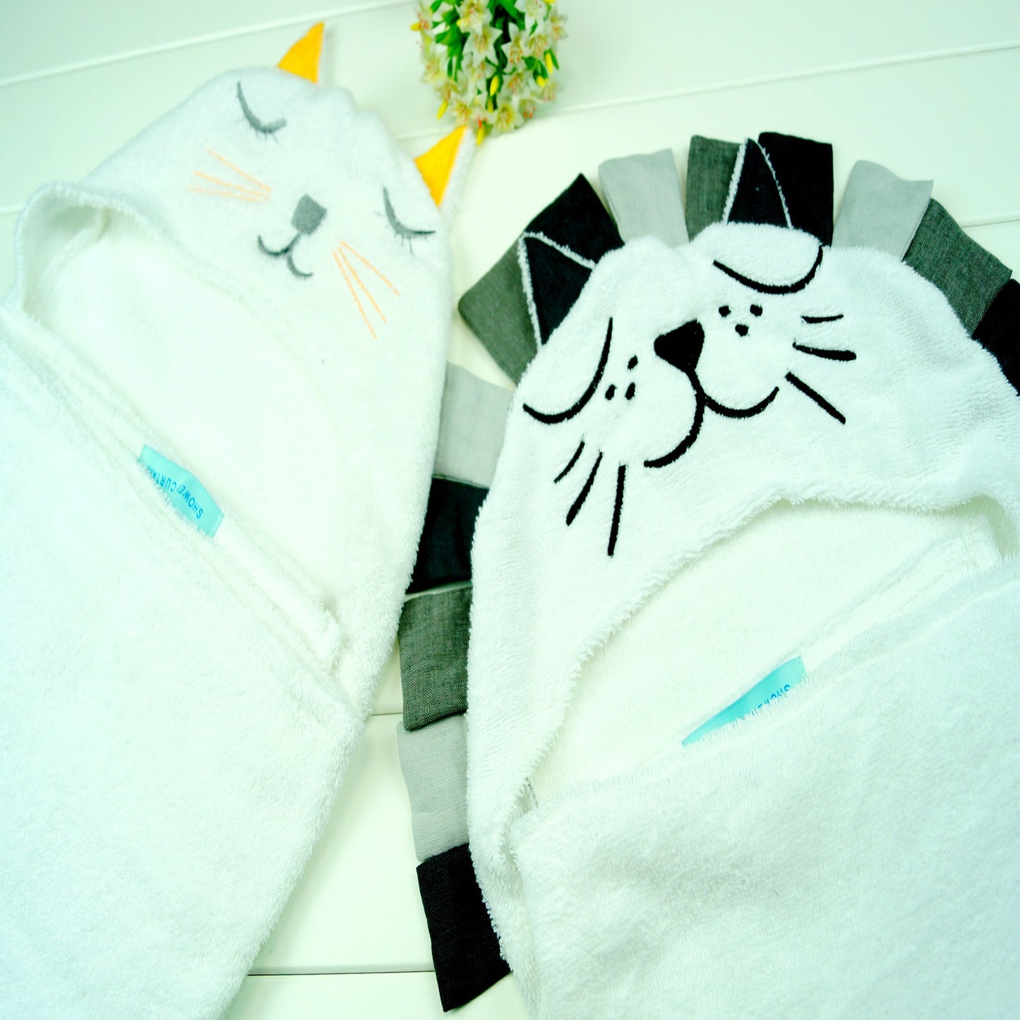 Baby Boys and Girls Lion Cat Shape Bath Towel