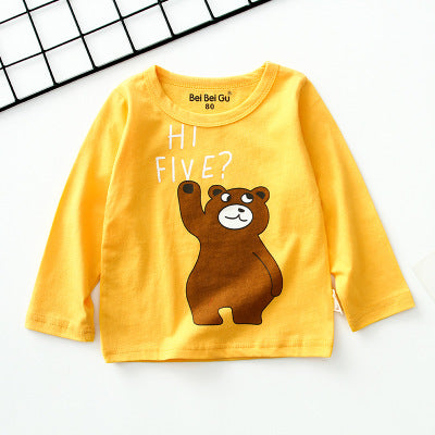 Long Sleeve 'Hi Five' T-Shirt for Kids