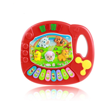 Farm Animal Keyboard Musical Instrument: Educational Toys for Children and Babies