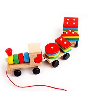 Engaging Train-Themed Puzzle Toy for Children